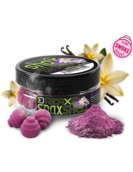 Delphin D SNAX SHELL Wafter Scopex & Vanille 14mm 30g Smoke Effect Balanced Method Feeder Hochintensive Angelköder-M.F. Wafte...