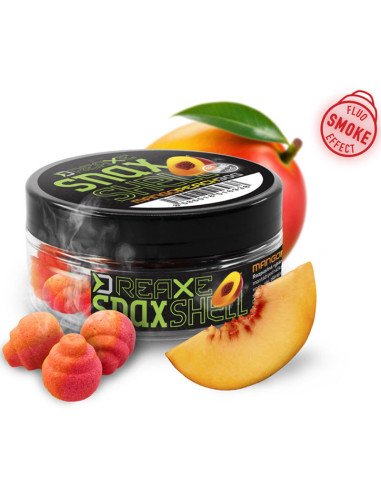 Delphin D SNAX SHELL Wafter Mango & Pfirsich 10mm 30g Balanced Smoke Effect Method Feeder Hochintensive Angelköder-M.F. Wafte...