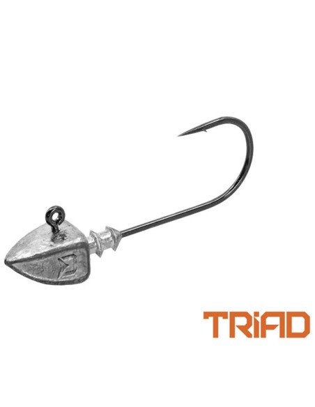 Delphin TRIAD Jigkopf mit dem Kragen 7,5g-2/0 5 Stück Stand up Jig Jighaken Extra Scharf-Hook & Co-JJ-Fishing