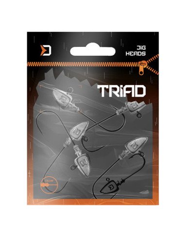 Delphin TRIAD Jigkopf mit dem Kragen 25g-5/0 5 Stück Stand up Jig Jighaken Extra Scharf-Hook & Co-JJ-Fishing