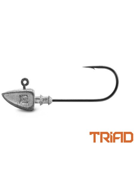 Delphin TRIAD Jigkopf mit dem Kragen 12g-6/0 5 Stück Stand up Jig Jighaken Extra Scharf-Hook & Co-JJ-Fishing
