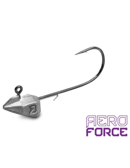 Delphin AeroFORCE Jig mit Halter 3g 6 5 Stück Jighaken Standup Jig Zander Gummifisch Montage-Hook & Co-JJ-Fishing