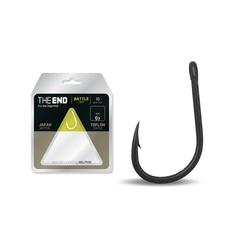 Delphin Hook THE END Carp Battle Carp Hook 10pcs-Hook & Co-JJ-Fishing