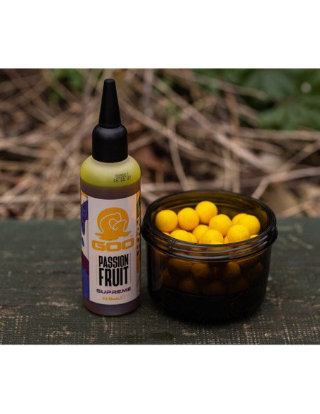 Korda Supreme Goo Passionfruit PVA Friendly Carp Extra Intensiv Fisch Magnet-Liquids-JJ-Fishing