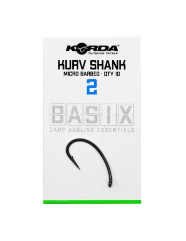 Korda Basix Kurv Shank 2 Micro Barbed Angelhaken Extra Scharf-Hook & Co-JJ-Fishing