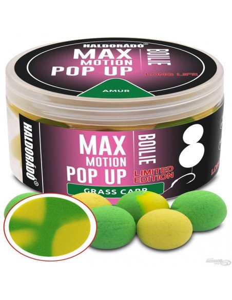 Haldorado Max Motion Pop Up AMUR 16 - 20mm Boilies Extra Intensive Premium Collection-Köder-JJ-Fishing