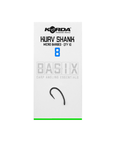 Korda Basix Kurv Shank 8 Micro Barbed Angelhaken Extra Scharf-Hook & Co-JJ-Fishing