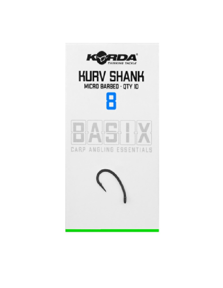 Korda Basix Kurv Shank 8 Micro Barbed Angelhaken Extra Scharf-Hook & Co-JJ-Fishing