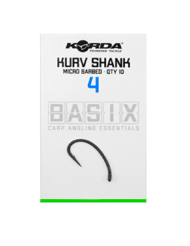 Korda Basix Kurv Shank 4 Micro Barbed Angelhaken Extra Scharf-Hook & Co-JJ-Fishing