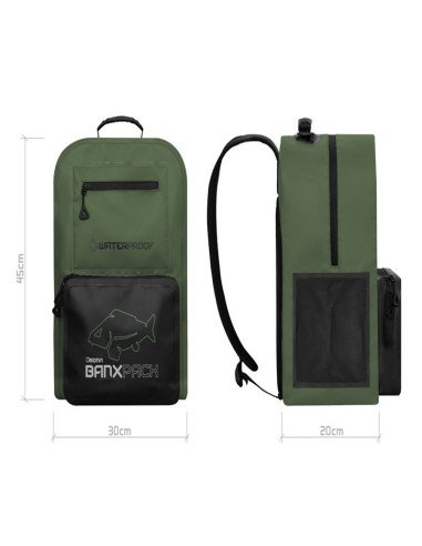 Delphin BanxPACK XL wasserdichter Rucksack Waterproof Angelrucksack-Angeltaschen-JJ-Fishing