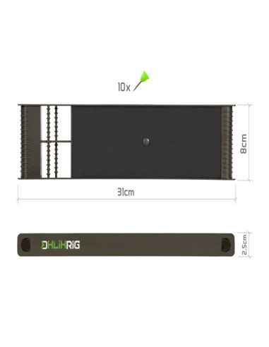 Delphin KlikBox Rig Box Vorfach Brett Karpfen Angeln Zig Rig Organizer Carp Tackle-Tackle & Co-JJ-Fishing