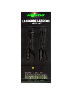Korda Kable Leadcore Leader Heli Safe 1m 2 Stück Weed Silt Fischschutz Verwicklungsschutz-Leader & Leadcore-JJ-Fishing