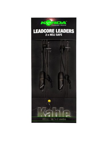 Korda Kable Leadcore Leader Heli Safe 1m 2 Stück Weed Silt Fischschutz Verwicklungsschutz-Leader & Leadcore-JJ-Fishing