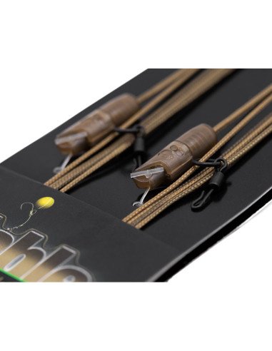 Korda Kable Leadcore Leader Heli Safe 1m 2 Stück Gravel Fischschutz Verwicklungsschutz-Leader & Leadcore-JJ-Fishing