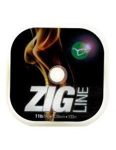Korda Zig Line 11lb 0,28mm 100m Auftreibende Monofile Angelschnur-Zig-Rig Zubehör-JJ-Fishing