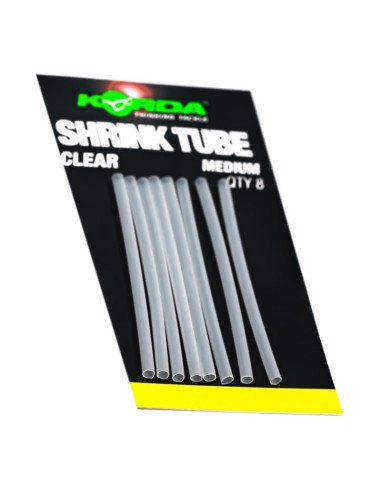 Korda Shrink Tube Clear 1,6mm 8 Stück Schrumpfschlauch-Tubes & Shrink Tubes-JJ-Fishing