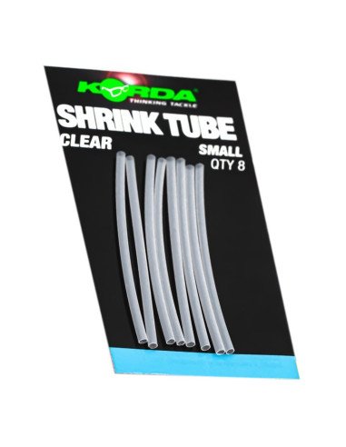 Korda Shrink Tube Clear 1,2mm 8 Stück Schrumpfschlauch-Tubes & Shrink Tubes-JJ-Fishing