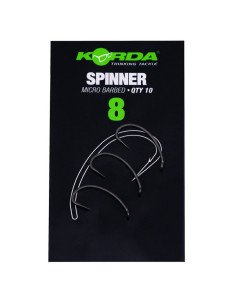 Korda Spinner Size 8 Micro Barbed 10 Stück Angelhaken Extra Scharf-Hook & Co-JJ-Fishing