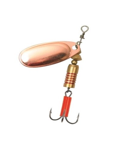 Q-Tac Profi Spinner 3,6g Kupfer Spinnköder Predator Bait-Blinker / Spinnköder-JJ-Fishing