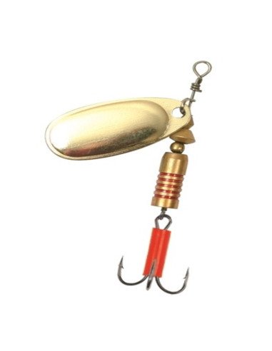 Q-Tac Profi Spinner 6g Gold Spinnköder Predator Bait-Turn signals / spinning baits-JJ-Fishing
