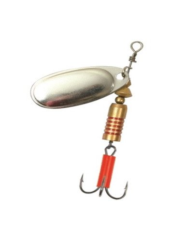 Q-Tac Profi Spinner 14g Silber Spinnköder Predator Bait-Blinker / Spinnköder-JJ-Fishing