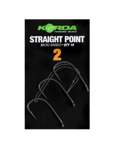 Korda Straight Point Size 2 Micro Barbed 10 Stück Angelhaken Extra Scharf-Hook & Co-JJ-Fishing 2