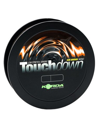 Korda Touchdown 12lb 0,35mm 1000m Brown Fast Sinking Monofile Angelschnur-Schnüre-JJ-Fishing