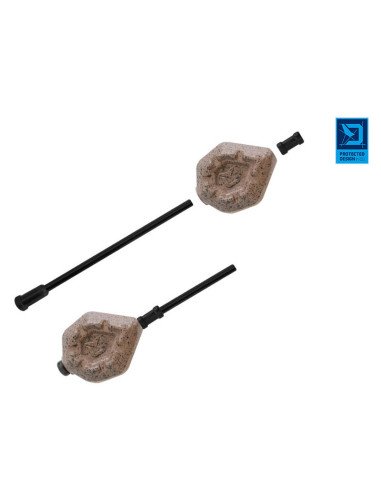 Delphin CyberBARBED Tube 150g 1 Stück Inline Blei Coated Angelblei Weitwurf-Blei-JJ-Fishing