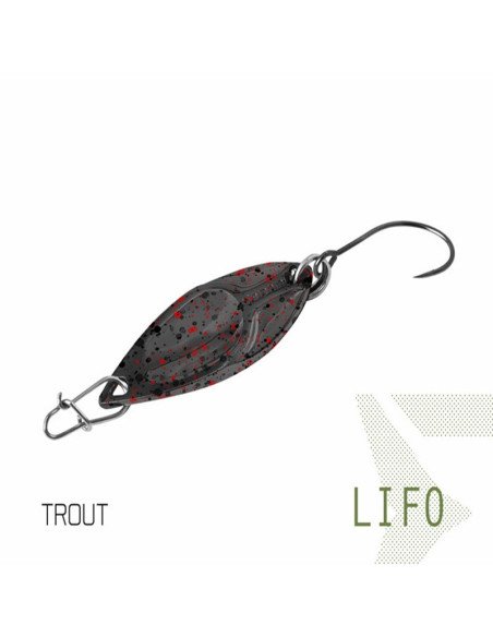 Delphin LIFO Spoon Trout 1 Stück 2,7cm 2,5g Hook 8 Forellen Blinker Trout Bait Spinnköder Ultra Leicht-Blinker / Spinnköder-J...