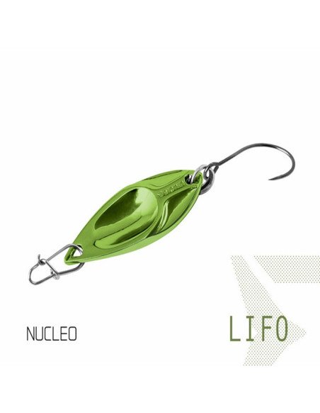 Delphin LIFO Spoon Nucleo 1 Stück 2,7cm 2,5g Hook 8 Forellen Blinker Trout Bait Spinnköder Ultra Leicht-Blinker / Spinnköder-...