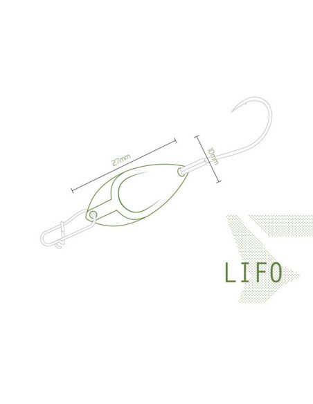 Delphin LIFO Spoon Pinky 1 Stück 2,7cm 2,5g Hook 8 Forellen Blinker Trout Bait Spinnköder Ultra Leicht-Blinker / Spinnköder-J...