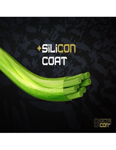 Delphin OctaCON 0,14mm 9,0kg 135m fluo grün 8-fach geflochtene Schnur PE-Fasern Spitzenmodel-Cords-JJ-Fishing