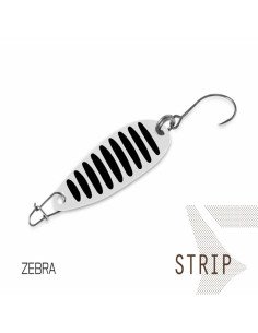 Delphin STRIP Spoon Zebra 1 Stück 3,2cm 2g Hook 8 Forellen Blinker Trout Bait Spinnköder Ultra Leicht-Blinker / Spinnköder-JJ...