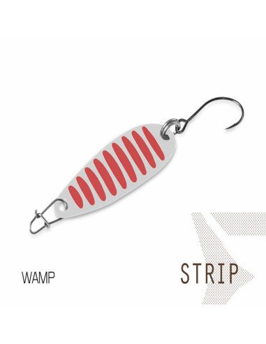 Delphin STRIP Spoon Wamp 1 Stück 3,2cm 2g Hook 8 Forellen Blinker Trout Bait Spinnköder Ultra Leicht-Blinker / Spinnköder-JJ-...