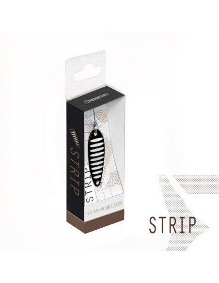 Delphin STRIP Spoon Auro 1 Stück 3,2cm 2g Hook 8 Forellen Blinker Trout Bait Spinnköder Ultra Leicht-Blinker / Spinnköder-JJ-...