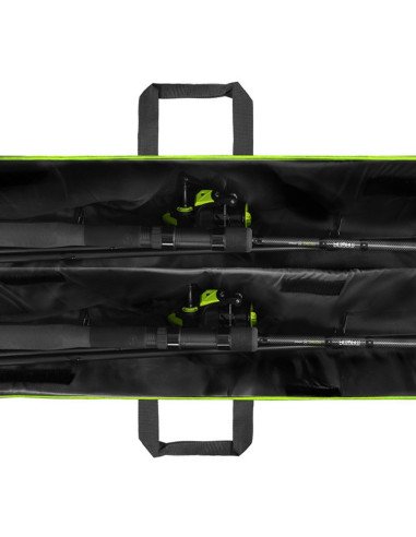 Delphin REAXE DualCASE 125cm 2 Angelruten Rutentasche 3-teilig Angelrutentasche-Taschen-JJ-Fishing