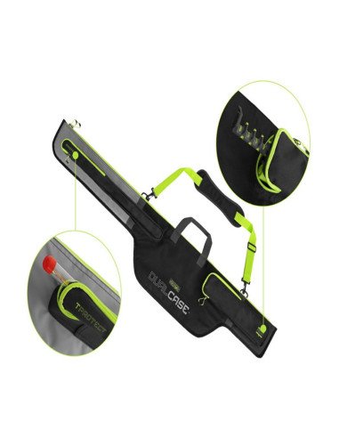 Delphin REAXE DualCASE 125cm 2 Angelruten Rutentasche 3-teilig Angelrutentasche-Taschen-JJ-Fishing