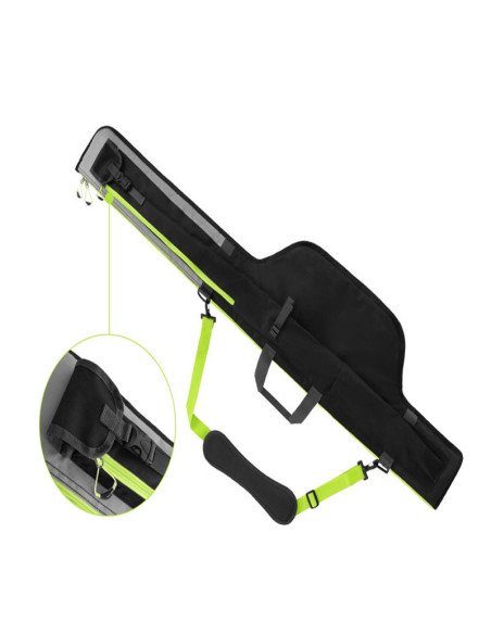 Delphin REAXE DualCASE 125cm 2 Angelruten Rutentasche 3-teilig Angelrutentasche-Taschen-JJ-Fishing