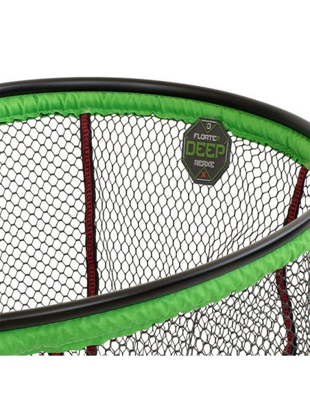 Delphin REAXE FloateR DEEPQUIX Kescherkopf 60x50cm Methode Feeder-Kescher & Kescherzubehör-JJ-Fishing