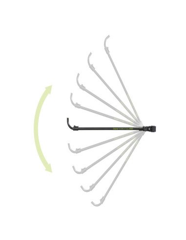 Delphin Reaxe Feederarm 70-130cm für Sitzkippe und Feedersessel-Tackle & Co-JJ-Fishing