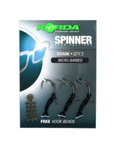 Korda Spinner Hook Sections Krank Size 6 Micro Barbed 3 Stück Krank Angelhaken Extra Scharf Pop Up Montage-Hook & Co-JJ-Fishing