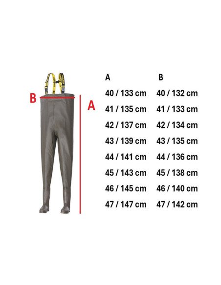 Mivardi Hardcore MC Wathose Größe 45 Wasserdicht Stiefel Anglerhose-Bekleidung-JJ-Fishing