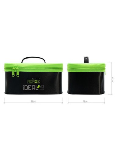 Delphin REAXE IDEAL S EVA-Tasche Zubehörtasche Wasserdicht mit Clear Top-Angelzubehör-JJ-Fishing