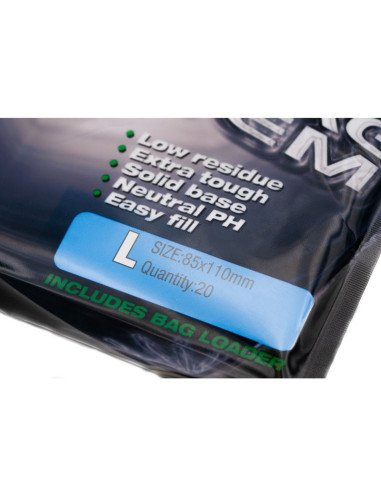 Korda Solidz PVA Bags Large 20 Stück Wasserlösliche Beutel-PVA-JJ-Fishing