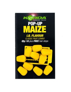Korda Pop-Up Maize 10 Stück Classic Fruit Combo Yellow Auftreibende Kunstköder Fake Baits + Hair Stops-Fake Baits-JJ-Fishing