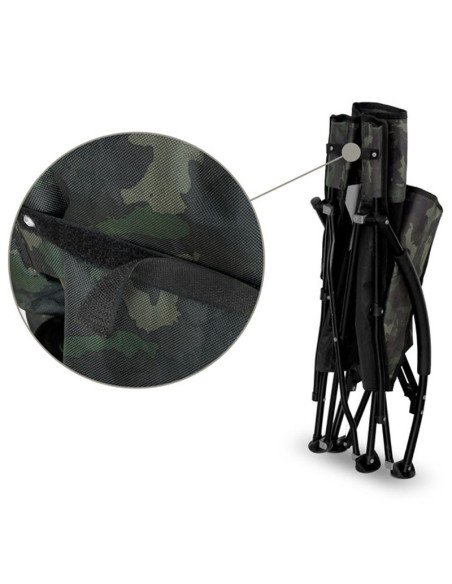 Delphin LOWRIDE Banx Sessel Camo Carp Chair mit Tragetasche Angelsessel-Angelliegen & Angelstühle-JJ-Fishing