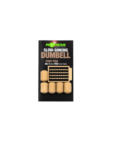 Korda Pop-Up Dumbell 8mm Fishy Fish Brown 10 Stück Auftreibende Kunstköder Fake Bait + Hair Stops-Fake Baits-JJ-Fishing