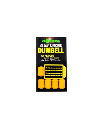 Korda Pop-Up Dumbell 12mm Classic Fruit Combo yellow 8 Stück Auftreibende Kunstköder Fake Bait + Hair Stops-Fake Baits-JJ-Fis...