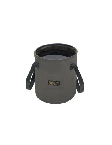 Korda Compac Water Bucket 8L PVC Falteimer mit Tragegriffen-Zubehörtaschen-JJ-Fishing