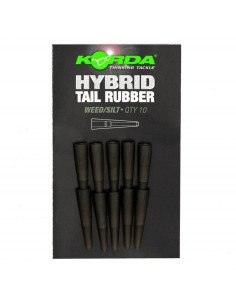 Korda Hybrid Tail Rubber Weed Silt 10 Stück Safty Clip Sleeves-Anti Tangle-JJ-Fishing